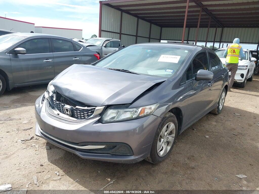 2HGFB2F51FH566659 2015 HONDA CIVIC photo no. 2