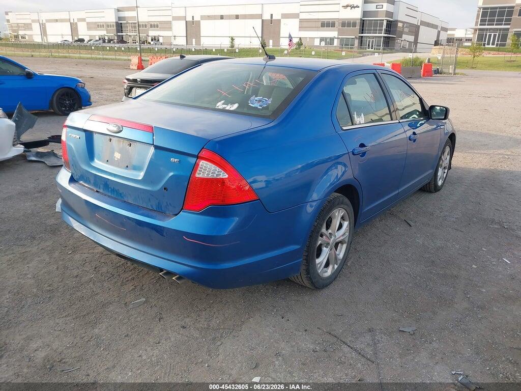 3FAHP0HA0CR246262 2012 FORD FUSION photo no. 4