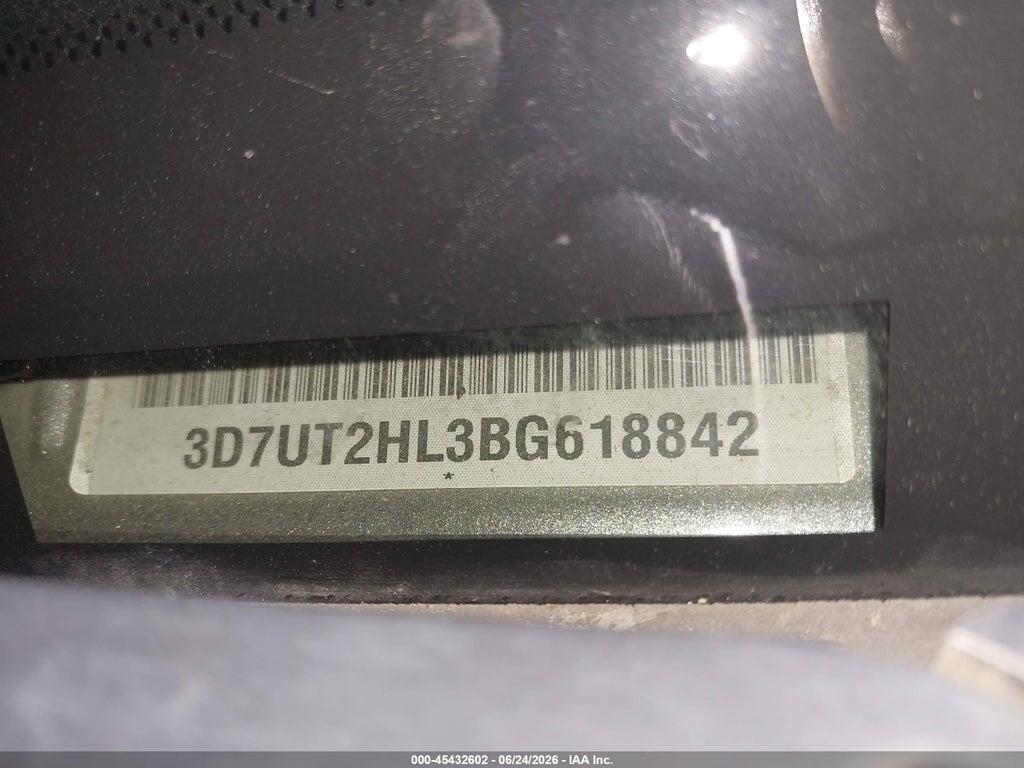 3D7UT2HL3BG618842 2011 RAM RAM 2500 photo no. 9