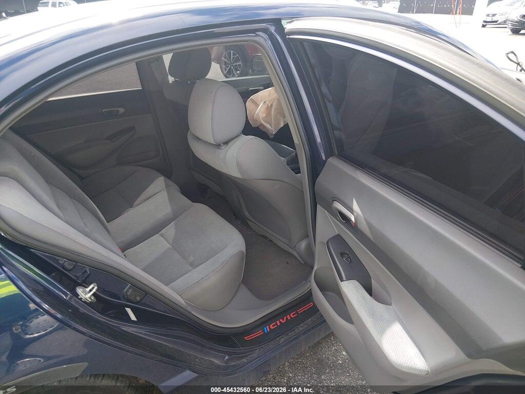 19XFA16579E007659 2009 HONDA CIVIC photo no. 8