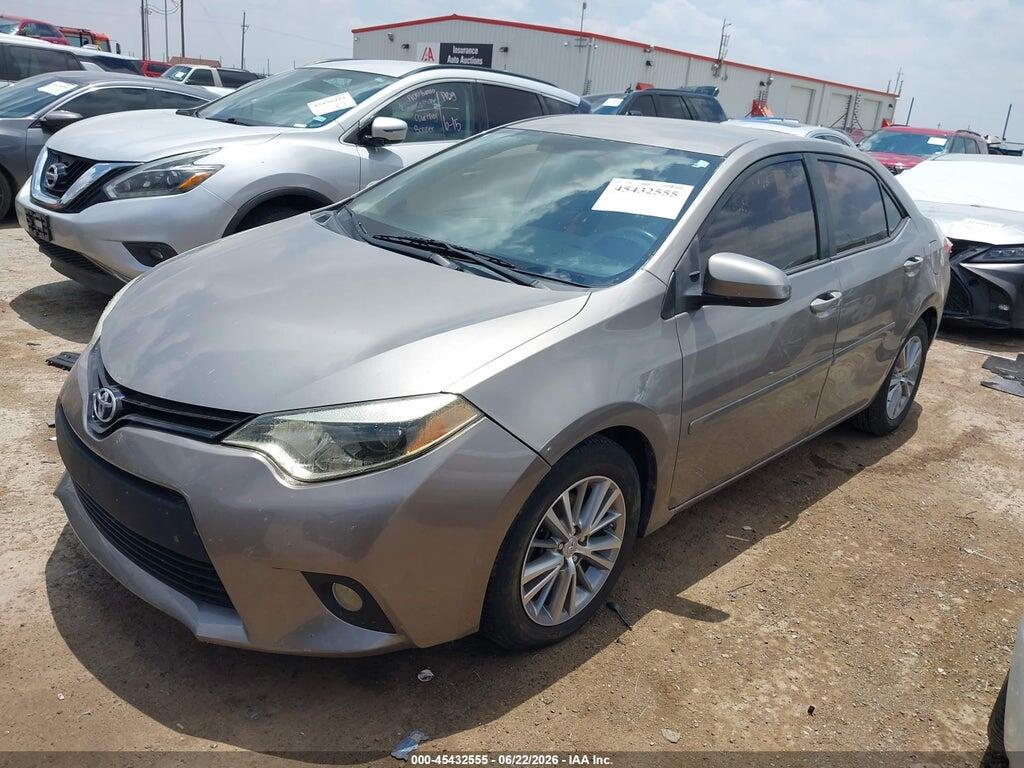 2T1BURHE0FC268630 2015 TOYOTA COROLLA photo no. 2