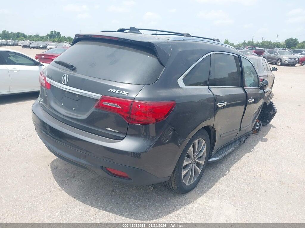 5FRYD4H45FB013969 2015 ACURA MDX photo no. 4