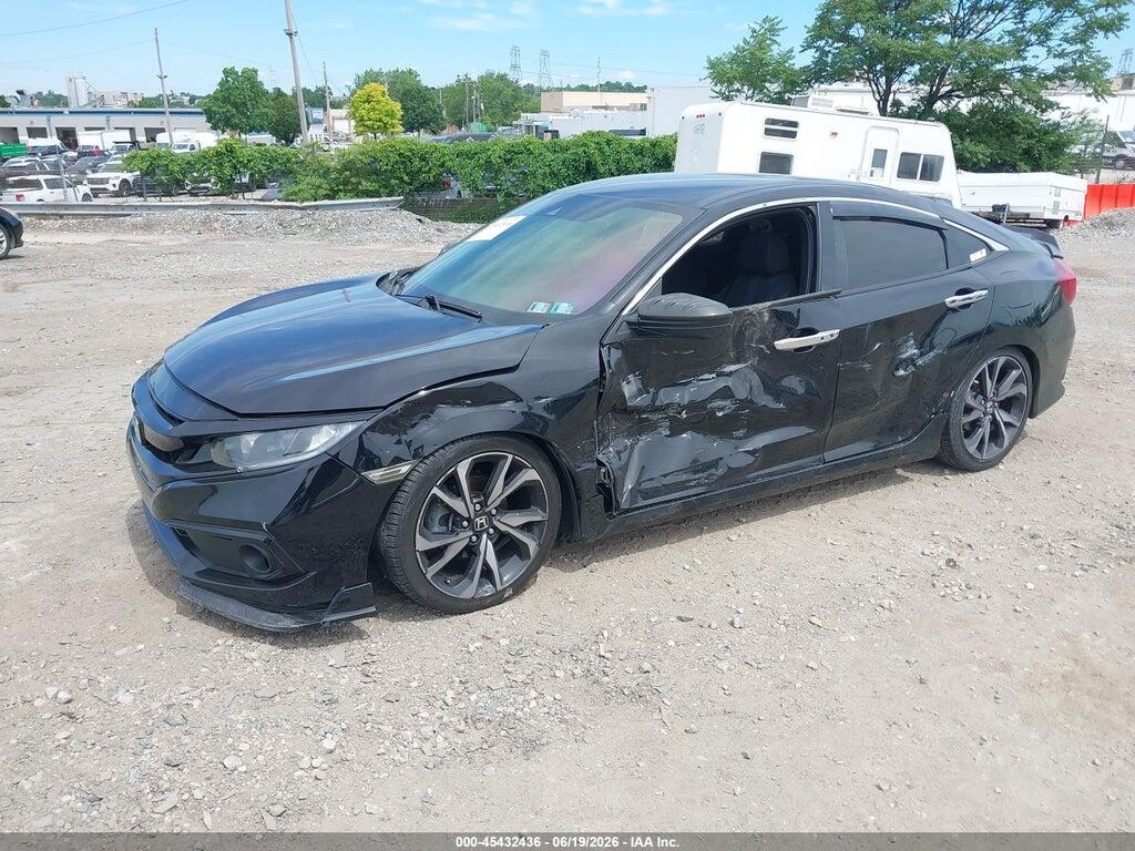 2HGFC2F84KH577494 2019 HONDA CIVIC photo no. 2