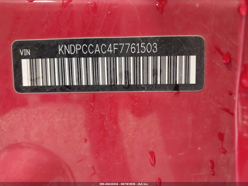 KNDPCCAC4F7761503 2015 KIA SPORTAGE photo no. 9
