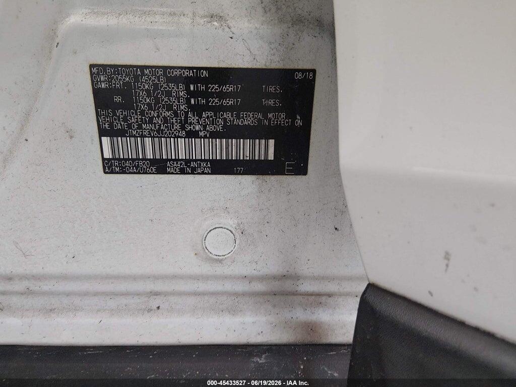 JTMZFREV6JJ202948 2018 TOYOTA RAV4 photo no. 9