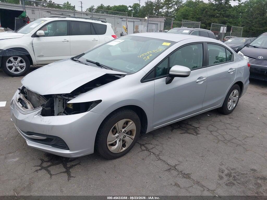 2HGFB2F53FH544582 2015 HONDA CIVIC photo no. 2