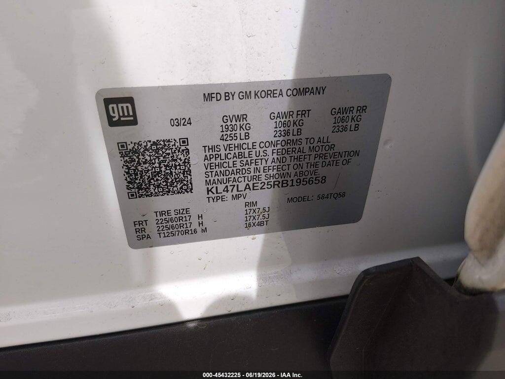 KL47LAE25RB195658 2024 BUICK ENVISTA photo no. 9