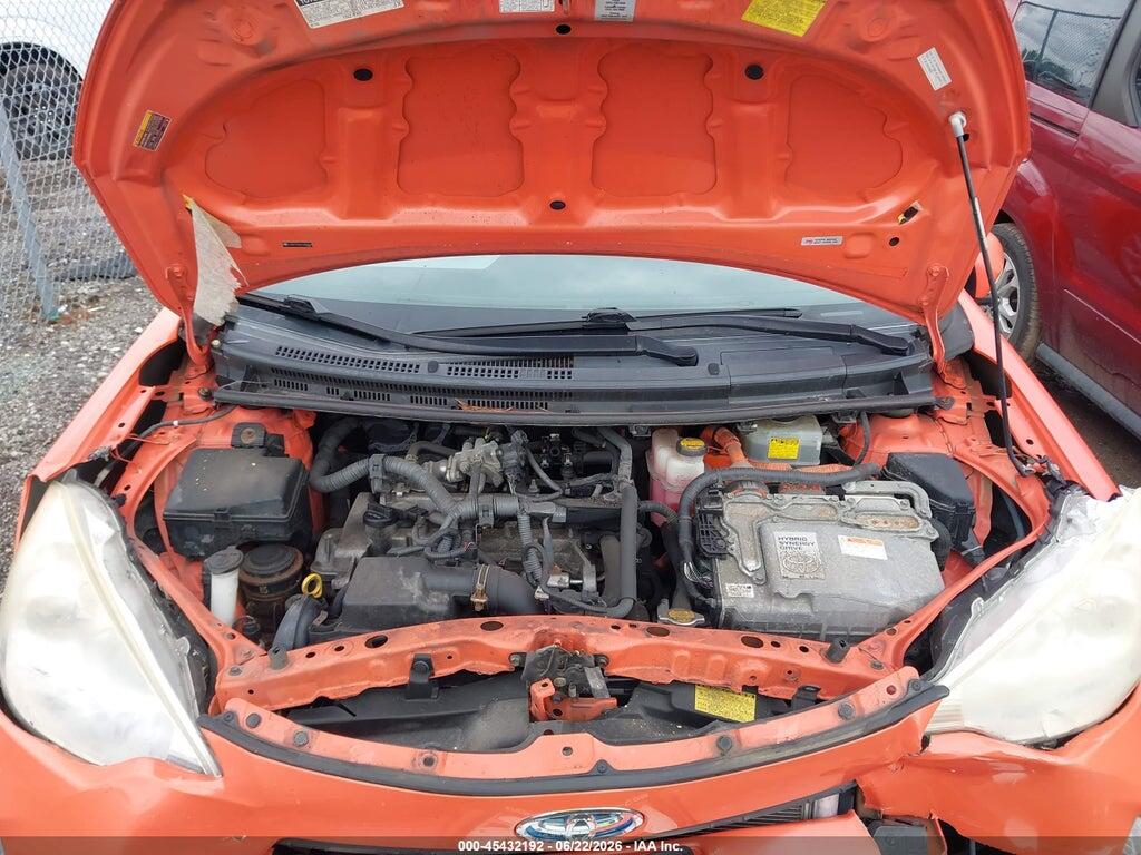 JTDKDTB32C1029424 2012 TOYOTA PRIUS C photo no. 10