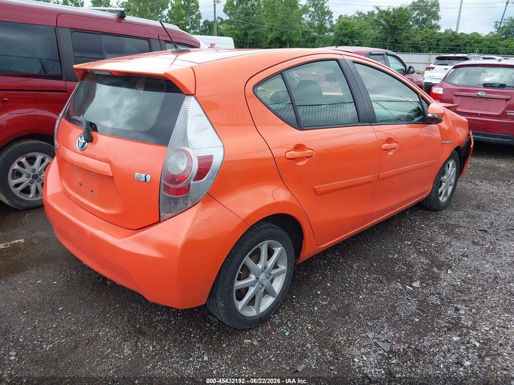 JTDKDTB32C1029424 2012 TOYOTA PRIUS C photo no. 4