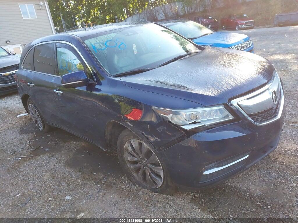 5FRYD4H42GB034361 2016 ACURA MDX photo no. 1