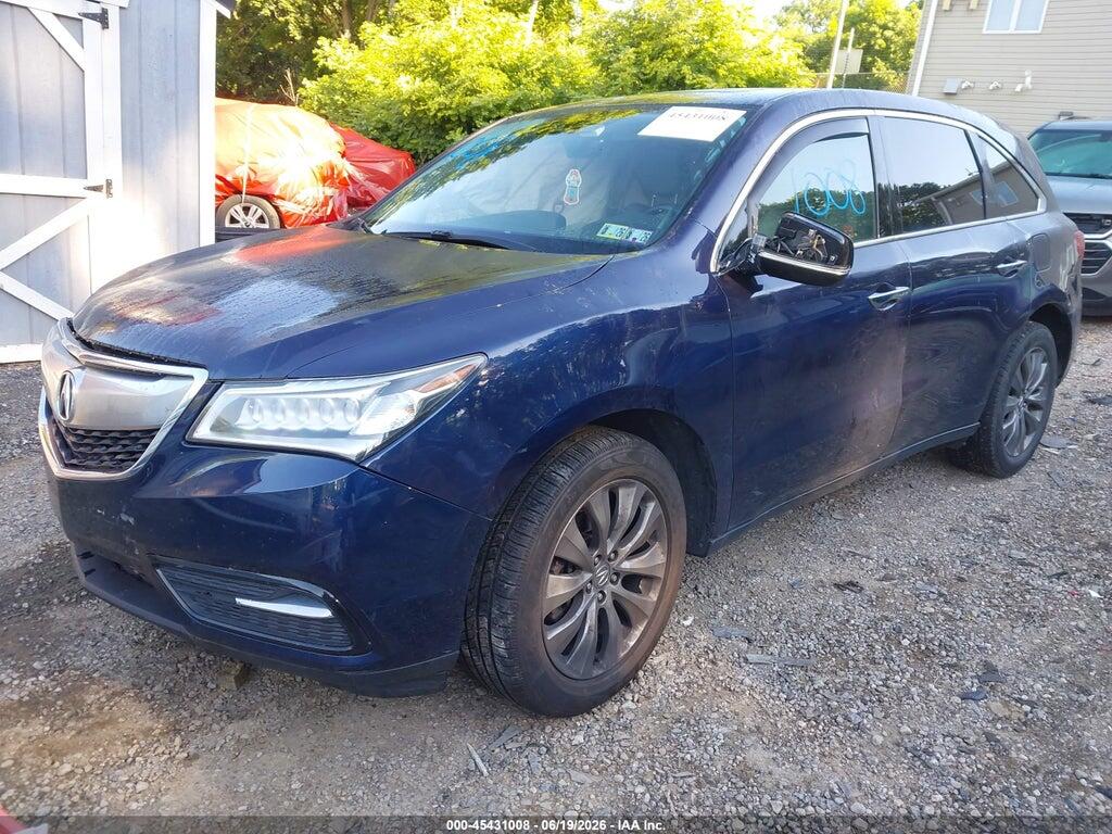 5FRYD4H42GB034361 2016 ACURA MDX photo no. 2
