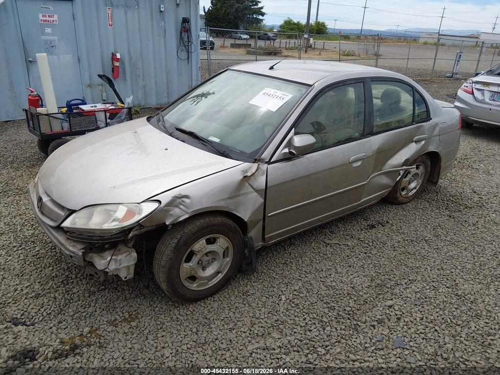 JHMES96605S024549 2005 HONDA CIVIC HYBRID photo no. 2