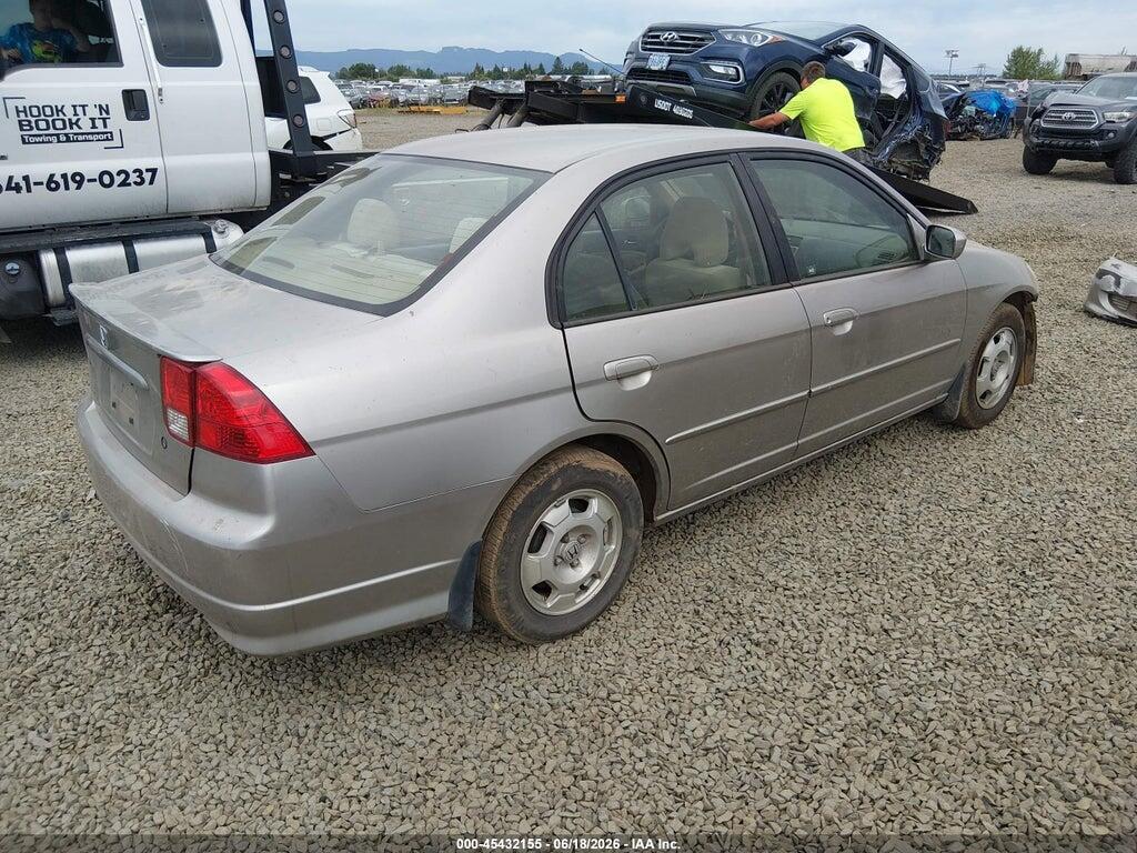 JHMES96605S024549 2005 HONDA CIVIC HYBRID photo no. 4