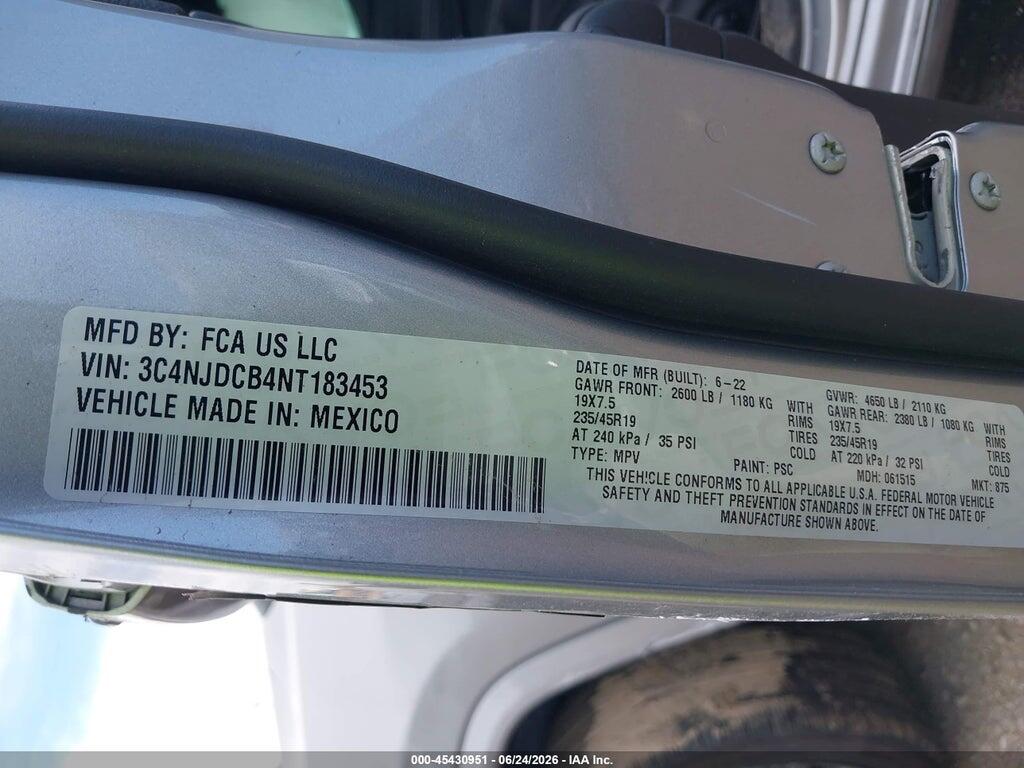 3C4NJDCB4NT183453 2022 JEEP COMPASS photo no. 9