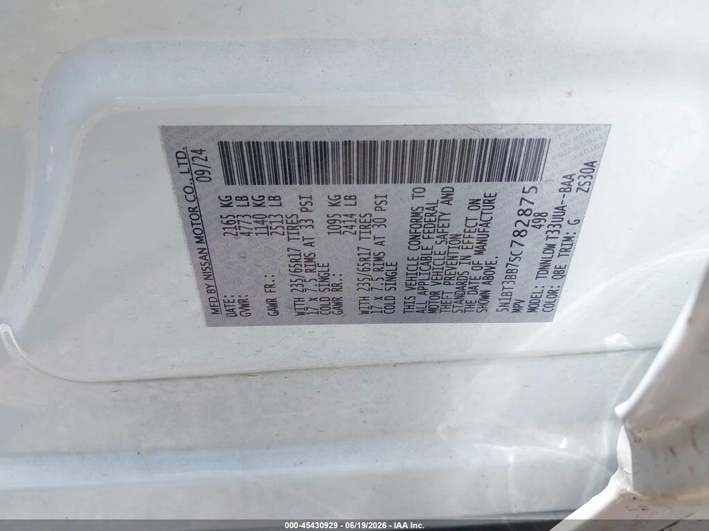 5N1BT3BB7SC782875 2025 NISSAN ROGUE photo no. 9