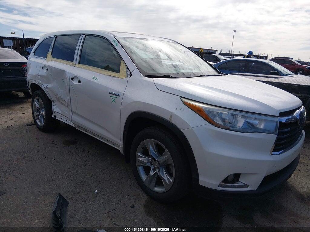 5TDDCRFH0FS009958 2015 TOYOTA HIGHLANDER HYBRID photo no. 1