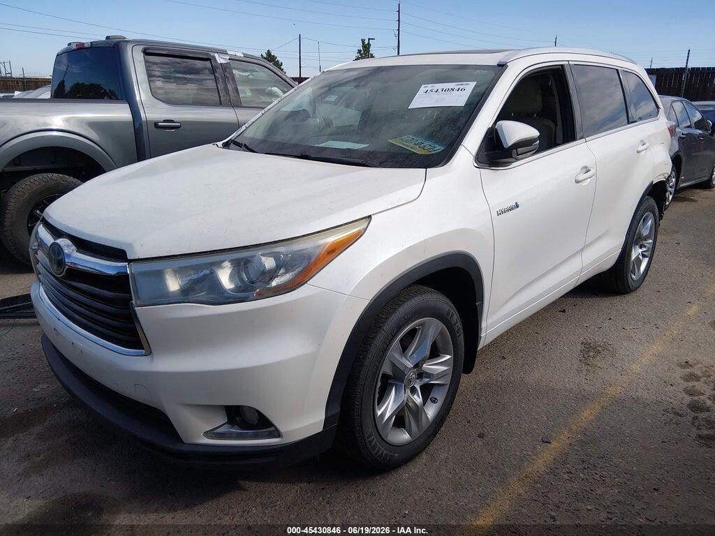 5TDDCRFH0FS009958 2015 TOYOTA HIGHLANDER HYBRID photo no. 2