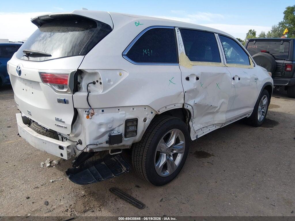 5TDDCRFH0FS009958 2015 TOYOTA HIGHLANDER HYBRID photo no. 4