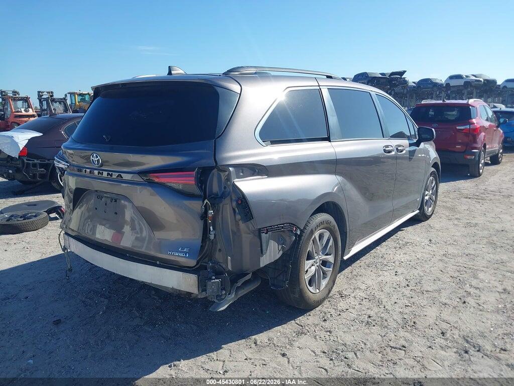 5TDKRKEC2MS033291 2021 TOYOTA SIENNA photo no. 4