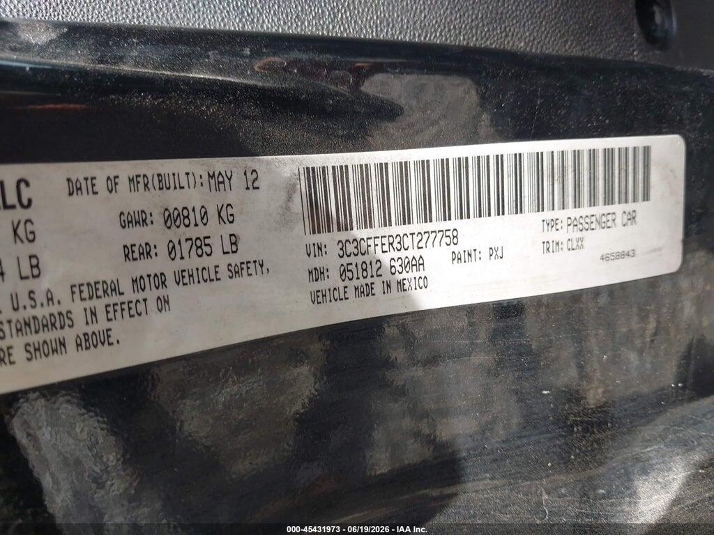 3C3CFFER3CT277758 2012 FIAT 500C photo no. 9