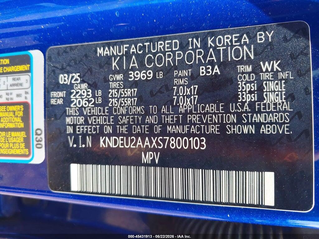 KNDEU2AAXS7800103 2025 KIA SELTOS photo no. 9