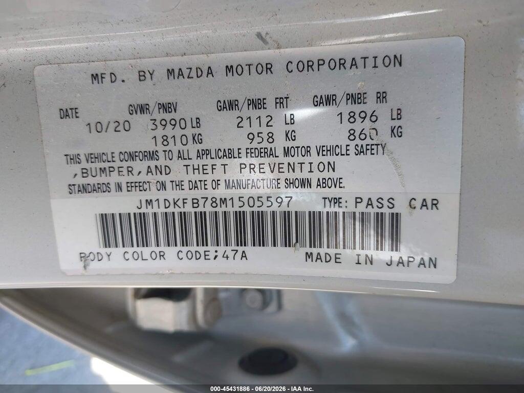 JM1DKFB78M1505597 2021 MAZDA CX-3 photo no. 9