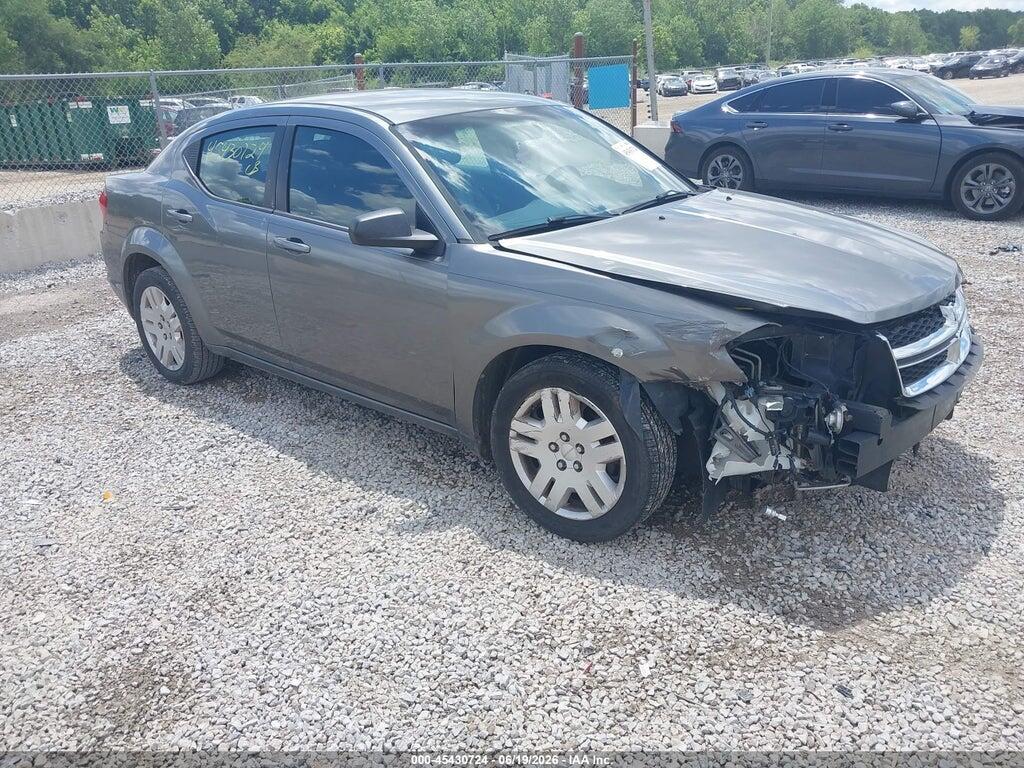 1C3CDZAB3DN690393 2013 DODGE AVENGER photo no. 1