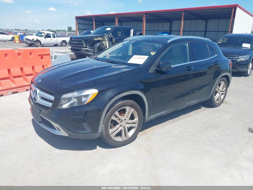 WDCTG4EB5FJ166067 2015 MERCEDES-BENZ GLA 250 photo no. 2
