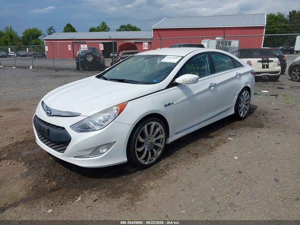 KMHEC4A40FA137055 2015 HYUNDAI SONATA HYBRID photo no. 2