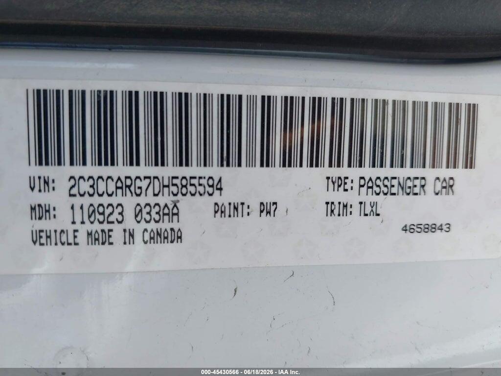 2C3CCARG7DH585594 2013 CHRYSLER 300 photo no. 9