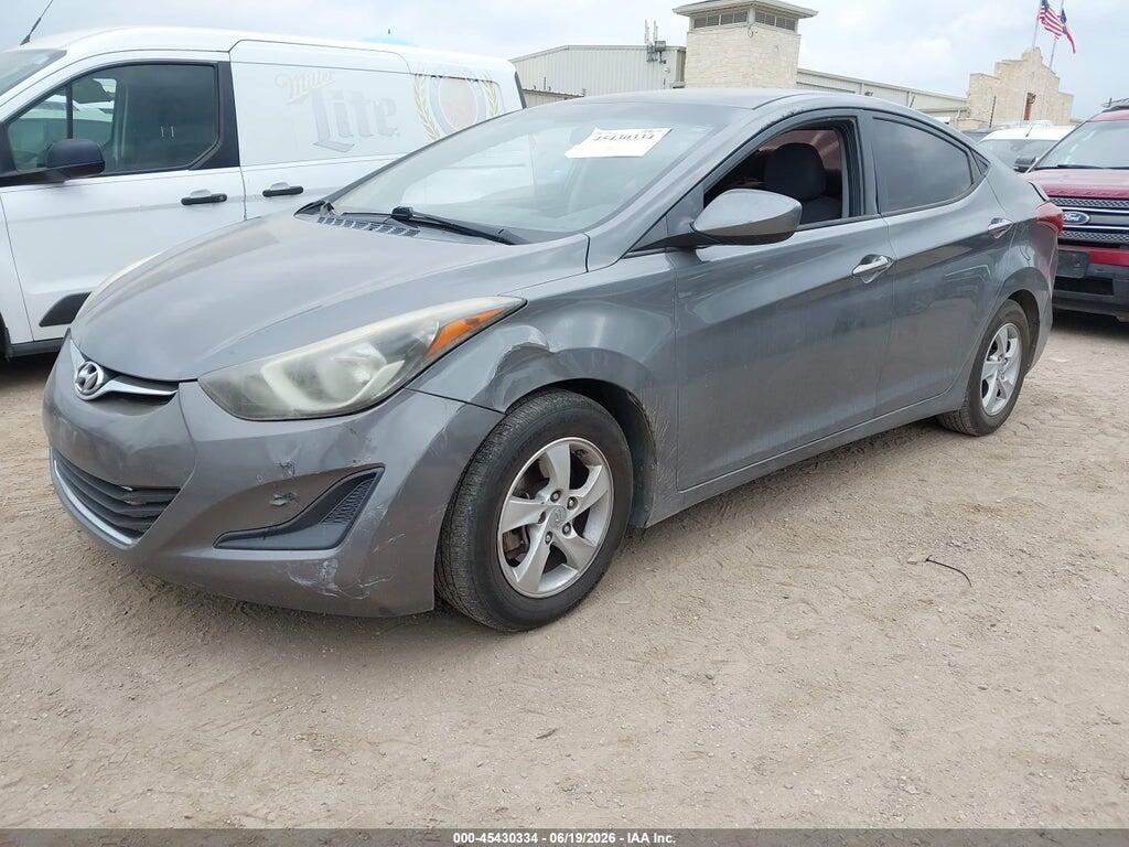 5NPDH4AE2EH526068 2014 HYUNDAI ELANTRA photo no. 2