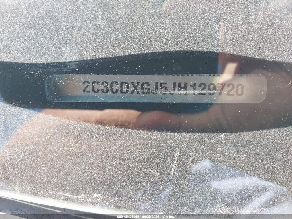2C3CDXGJ5JH129720 2018 DODGE CHARGER photo no. 9
