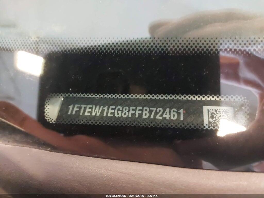 1FTEW1EG8FFB72461 2015 FORD F-150 photo no. 9