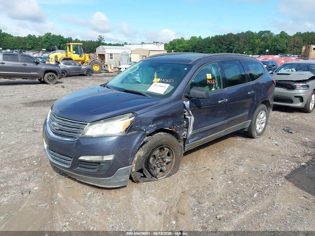 1GNKRFED0DJ227693 2013 CHEVROLET TRAVERSE photo no. 2