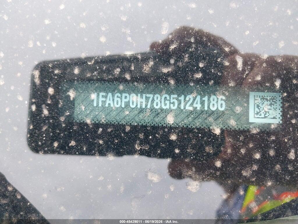1FA6P0H78G5124186 2016 FORD FUSION photo no. 9