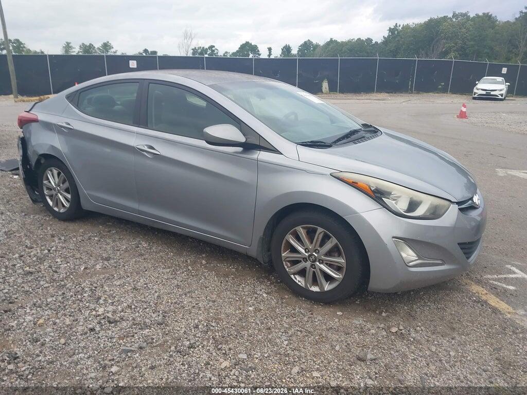 5NPDH4AE4GH659739 2016 HYUNDAI ELANTRA photo no. 1