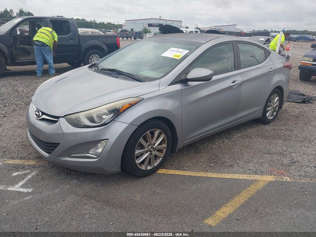 5NPDH4AE4GH659739 2016 HYUNDAI ELANTRA photo no. 2