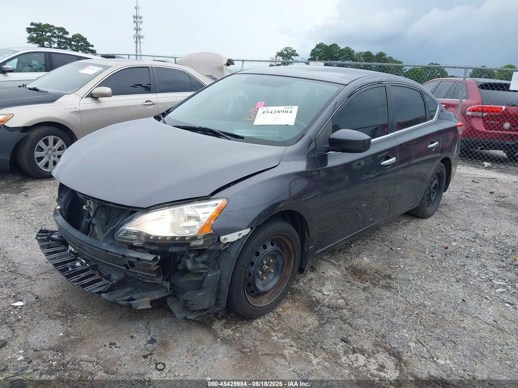 3N1AB7APXDL643373 2013 NISSAN SENTRA photo no. 2
