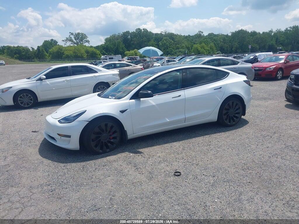 5YJ3E1EC5MF856294 2021 TESLA MODEL 3 photo no. 2