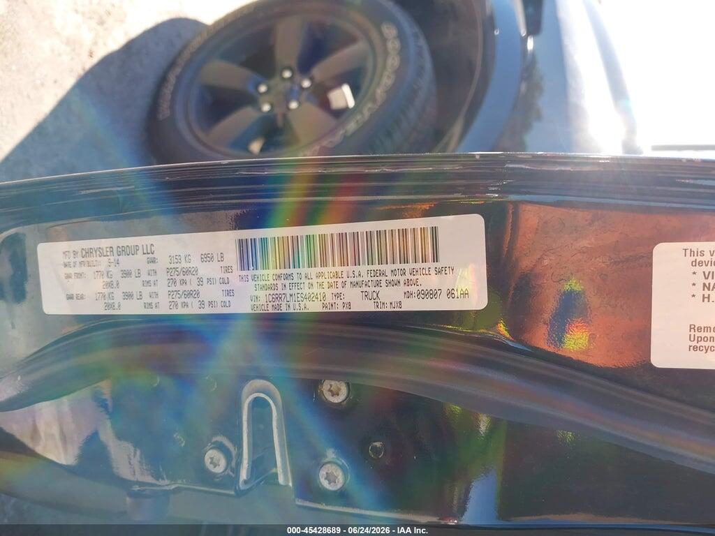 1C6RR7LM1ES402410 2014 RAM 1500 photo no. 9