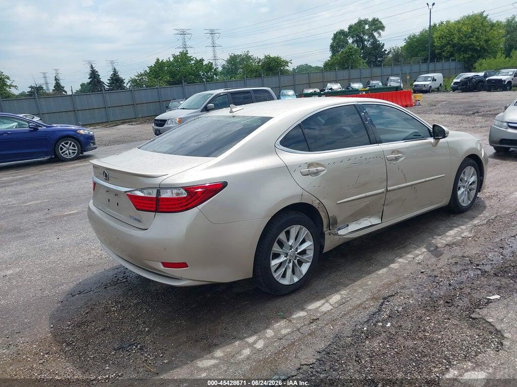 JTHBW1GG6D2017667 2013 LEXUS ES 300H photo no. 4