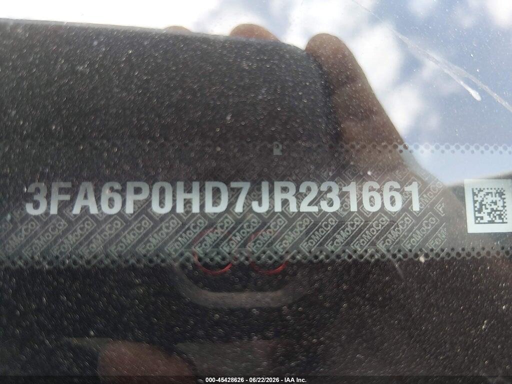 3FA6P0HD7JR231661 2018 FORD FUSION photo no. 9