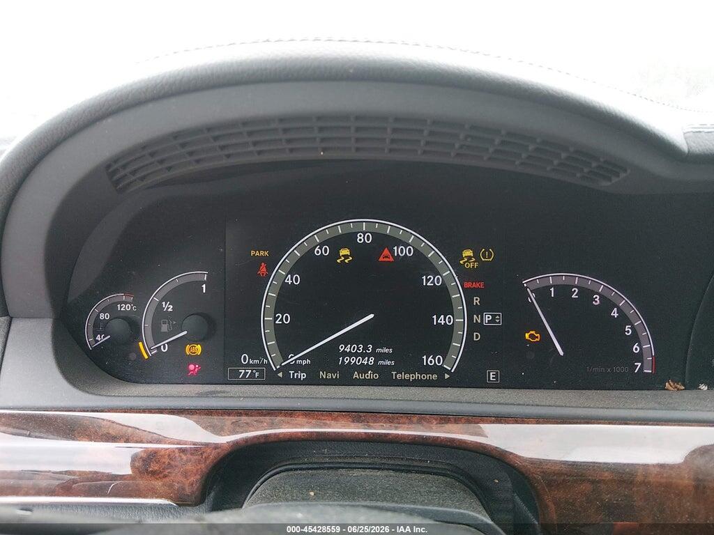 WDDNG9EB0CA420054 2012 MERCEDES-BENZ S 550 photo no. 7