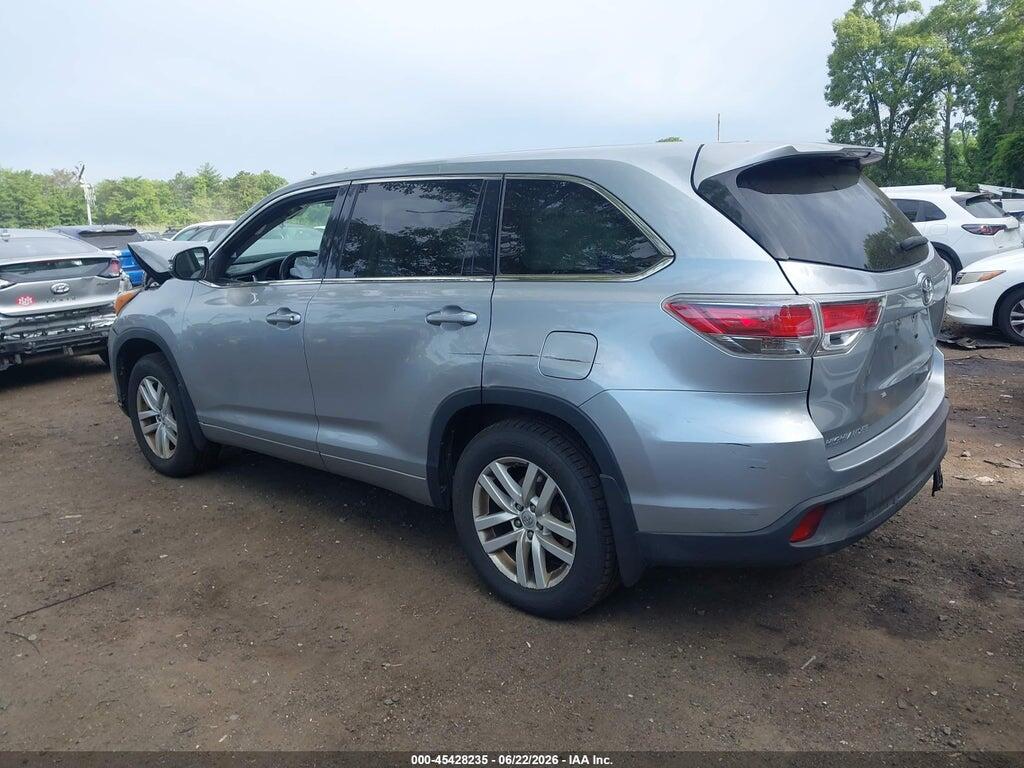 5TDBKRFH5ES070537 2014 TOYOTA HIGHLANDER photo no. 3