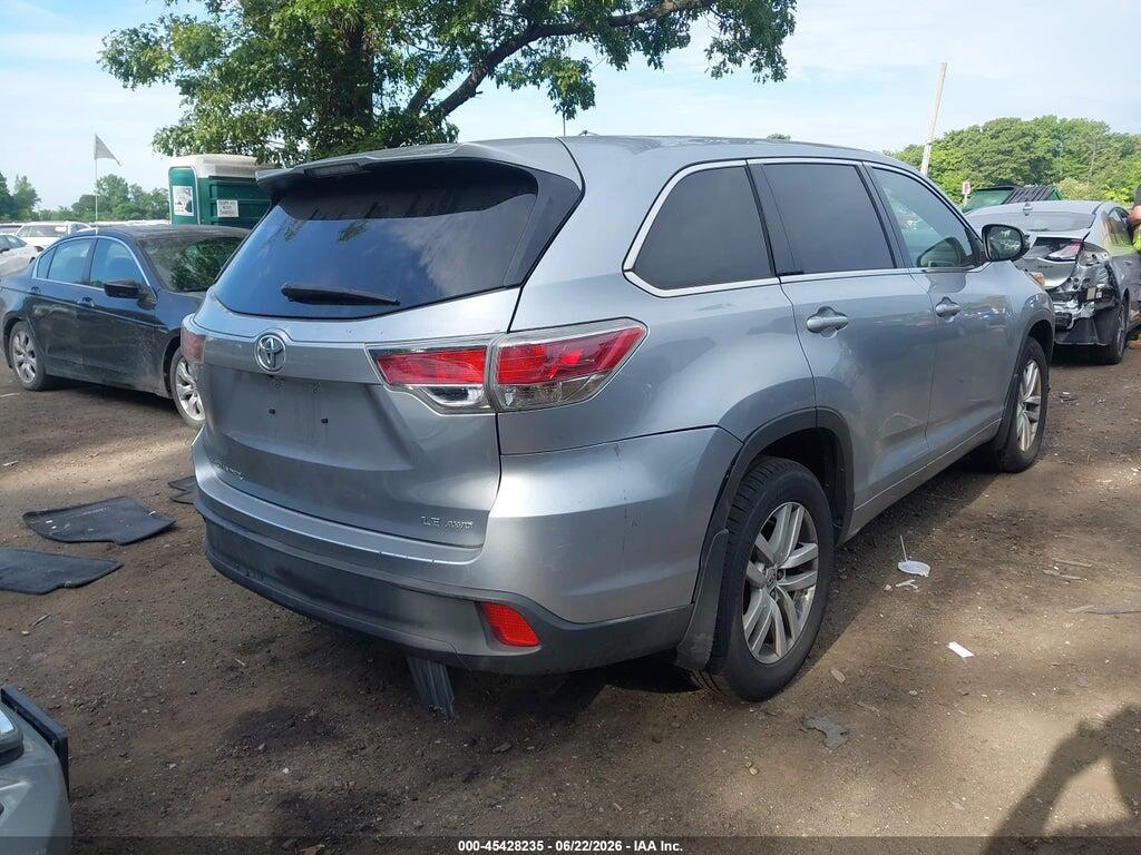 5TDBKRFH5ES070537 2014 TOYOTA HIGHLANDER photo no. 4
