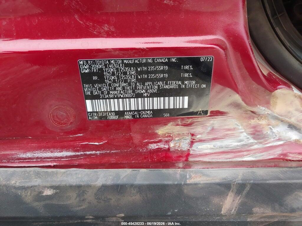 2T3A1RFV1PW390072 2023 TOYOTA RAV4 photo no. 9