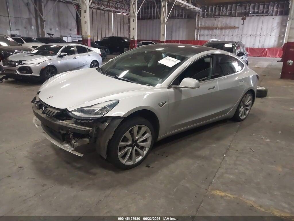 5YJ3E1EB4JF091288 2018 TESLA MODEL 3 photo no. 2