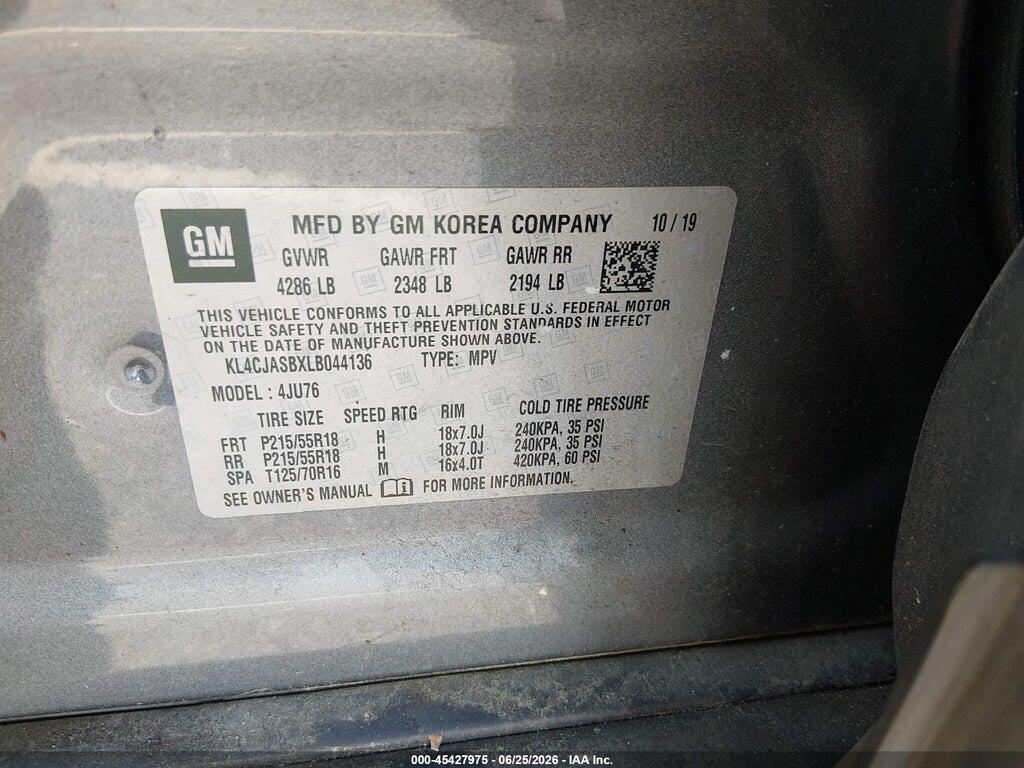 KL4CJASBXLB044136 2020 BUICK ENCORE photo no. 9