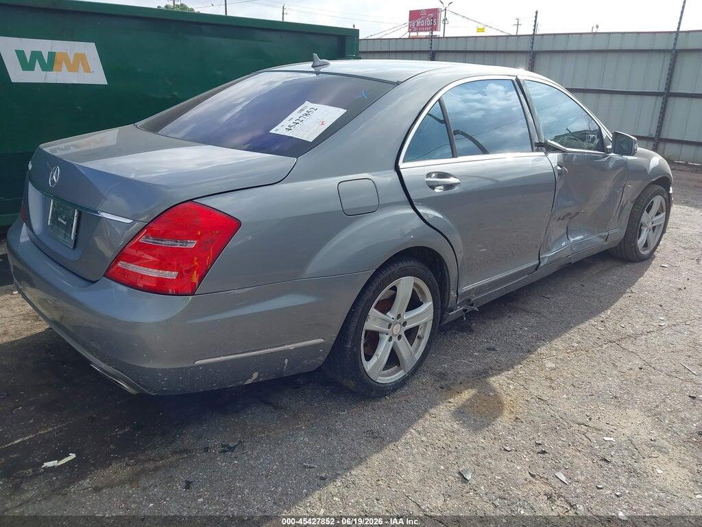 WDDNG7DB4CA446694 2012 MERCEDES-BENZ S 550 photo no. 4