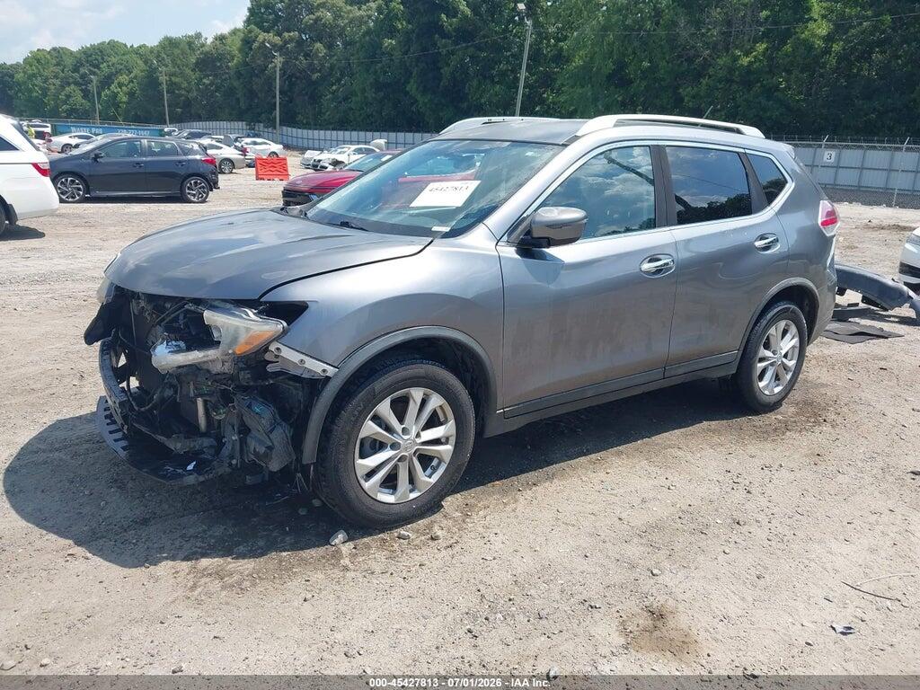 KNMAT2MT3GP655833 2016 NISSAN ROGUE photo no. 2